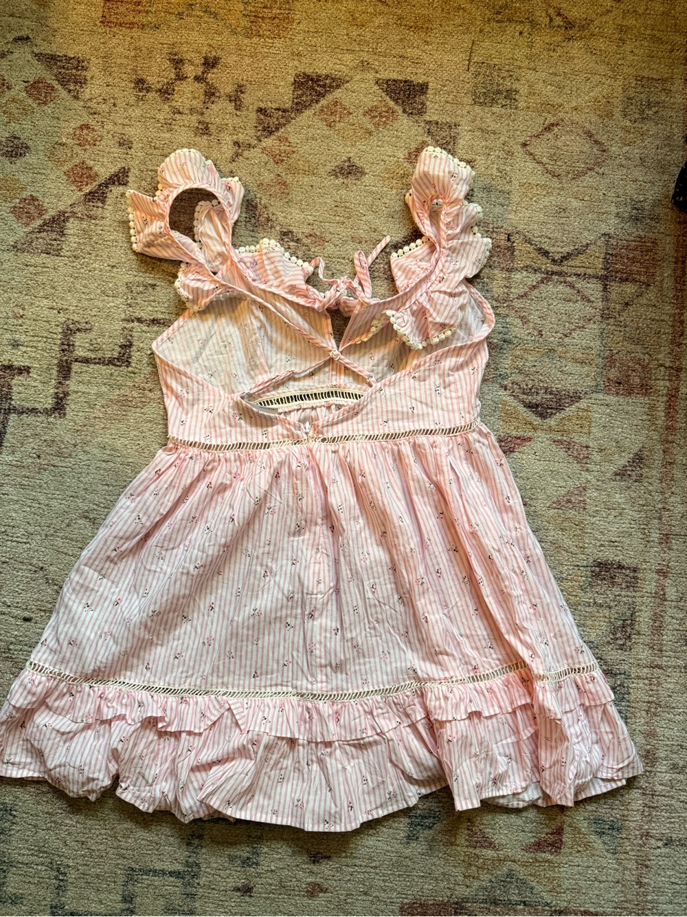 NWT ASOS Design Ruffle Mini Sundress - Picture 5 of 6